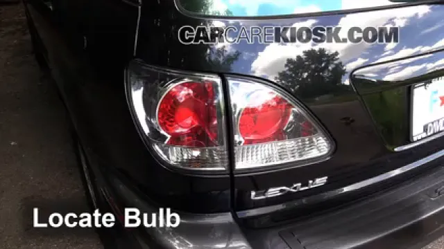 2003 Lexus RX300 3.0L V6 Luces Luz de freno (reemplazar foco)